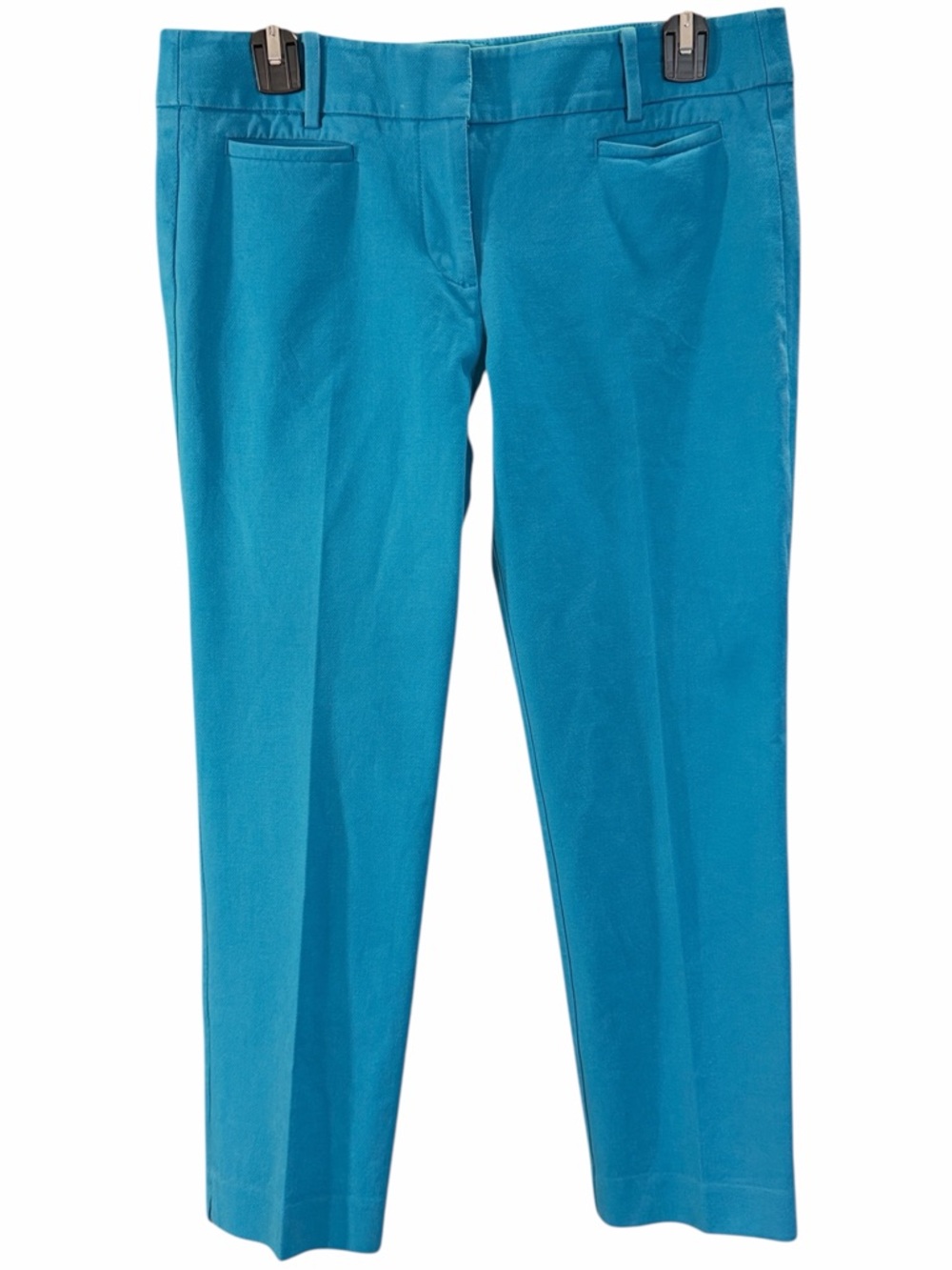 Ann Taylor LOFT Teal Blue Marisa Low Rise Women's Pants. EC. Size 4